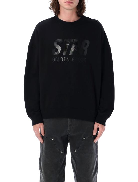 25FW 골든구스 긴팔 티셔츠 GUP01992P001803 90100 Nero