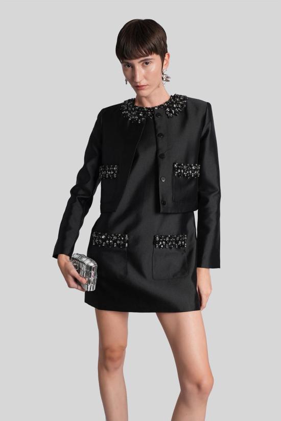 25FW 셀프 포트레이트 자켓 428097 AW25 061J Black - SELF PORTRAIT