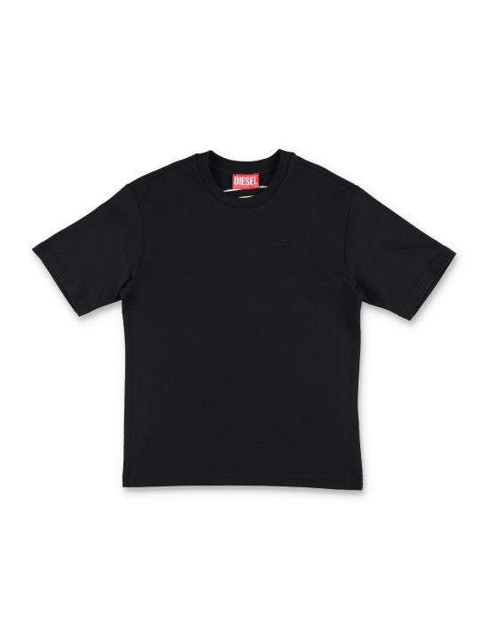 25SS [키즈] 디젤 티셔츠 J022760HGAM K900 Nero