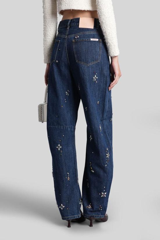 25FW 셀프 포트레이트 데님 팬츠 428107 AW25 827P BLUE - SELF PORTRAIT