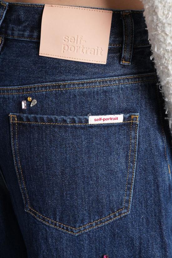 25FW 셀프 포트레이트 데님 팬츠 428107 AW25 827P BLUE - SELF PORTRAIT