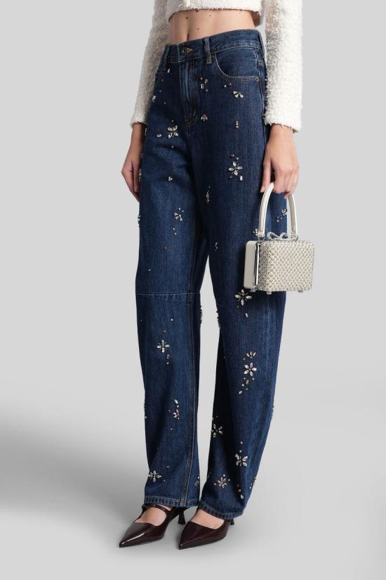 25FW 셀프 포트레이트 데님 팬츠 428107 AW25 827P BLUE - SELF PORTRAIT