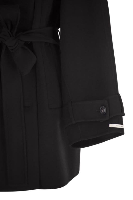 25FW 스포트막스 코트 2522016063600 013 Black - SPORTMAX