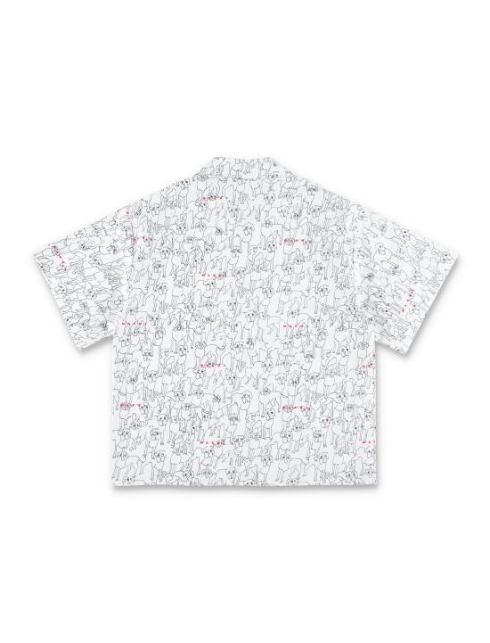 25SS [키즈] 마르니 티셔츠 M01373M00U8 0M100 Bianco - MARNI