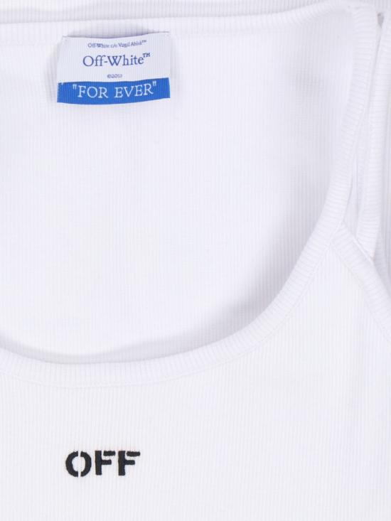 25FW 오프화이트 원피스 OWDB304C99JER0020110 WHITE - OFF WHITE