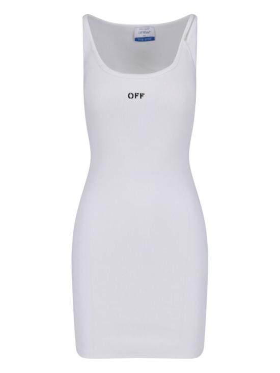 25FW 오프화이트 숏 원피스 OWDB304C99JER0020110 WHITE