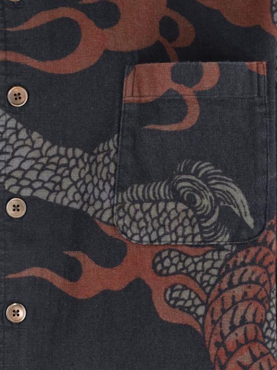 25FW 아워레가시 긴팔 셔츠 M4252ABBROWN ABSTRACT SNAKE PRINT MULTICOLOUR - OUR LEGACY