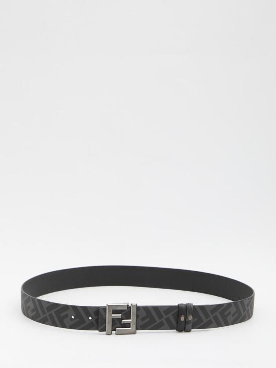 25FW 펜디 가죽 벨트 3741497 7C0541 AQWH F1TQF Black - FENDI