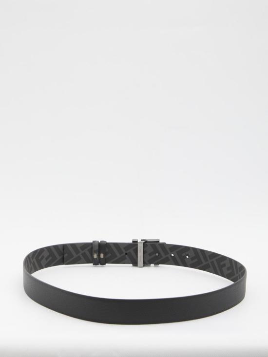 25FW 펜디 가죽 벨트 3741497 7C0541 AQWH F1TQF Black - FENDI