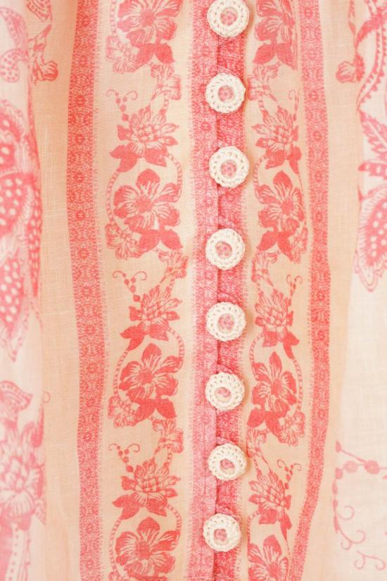 25FW 짐머만 원피스 3500DSS252CRMPNKFLO CREAM PINK FLORAL - ZIMMERMANN