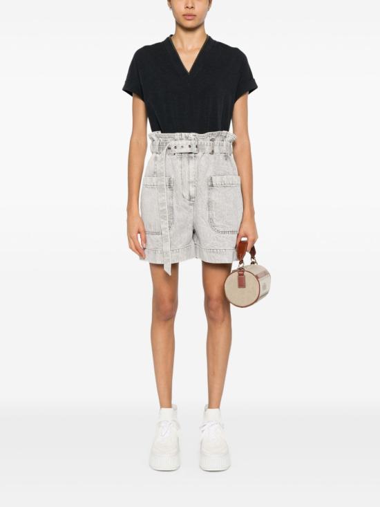 25FW 브루넬로 쿠치넬리 반팔 티셔츠 MPT18BD222 C055 Grey - BRUNELLO CUCINELLI