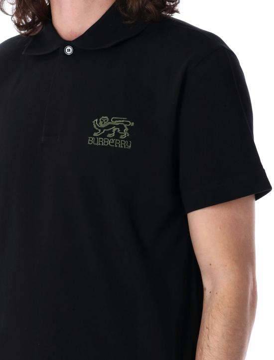 25SS 버버리 폴로 티셔츠 8102292 A1189 Nero - BURBERRY
