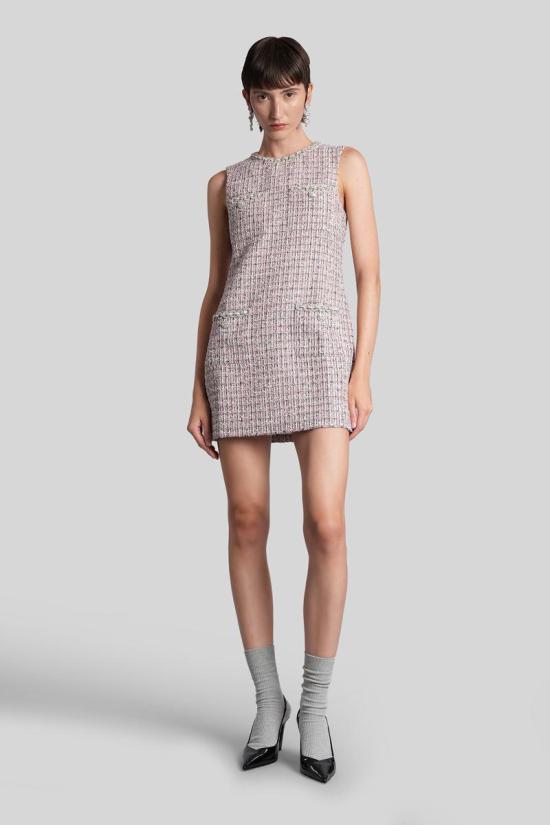 25FW 셀프 포트레이트 숏 원피스 428094 AW25 098S Pink