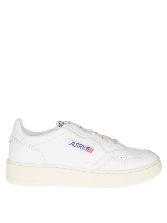 25FW 오트리 메달리스트 로우 스니커즈 AULWLL15 WHT WHT BIANCO