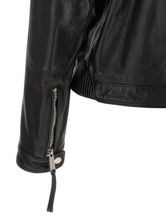 25FW 디스퀘어드2 가죽 자켓 S71AN0650SX9749900 Black - DSQUARED2