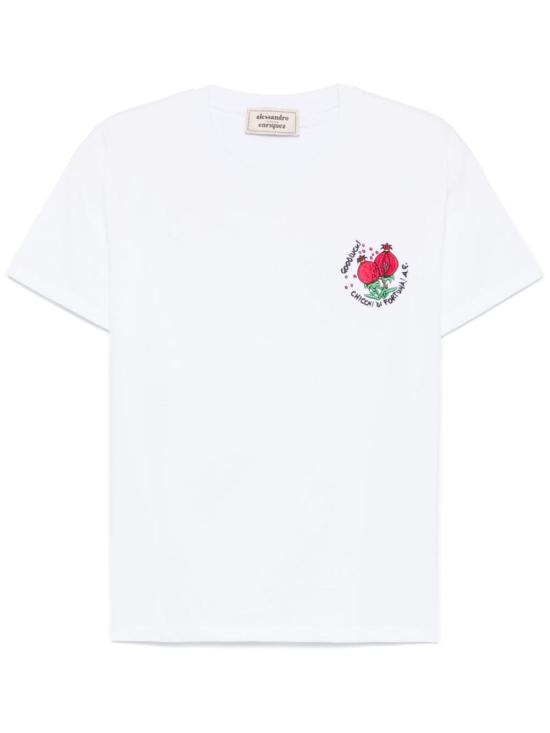  알레산드로 엔리케즈 반팔 티셔츠 S100 000CLUCK White