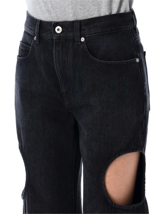 25SS 오프화이트 데님 팬츠 OWYA06AC99DEN002 1000 Nero - OFF WHITE