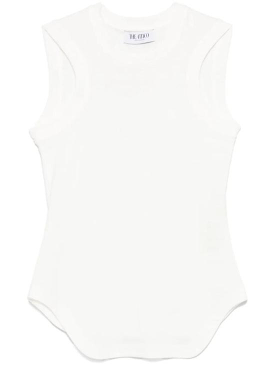 25SS 디 아티코 민소매 티셔츠 250WCN00003 JJJ025AA 001 WHITE