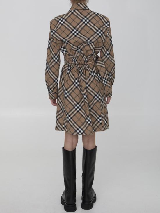 24FW 버버리 원피스 4969514 8095080 C1202 BROWN - BURBERRY