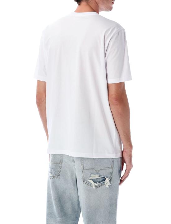 25FW 디젤 반팔 티셔츠 A194200NIAX 100 Bianco - DIESEL