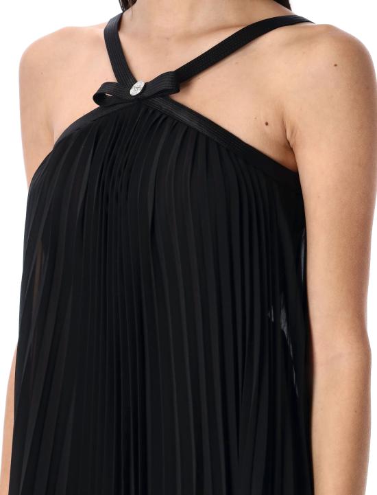 25SS 베르사체 미디 원피스 10176691A12759 1B000 Nero - VERSACE