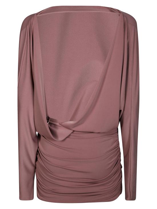 25FW 안다마네 숏 원피스 T180127A 311 DUSTY ROSE ROSA - ANDAMANE