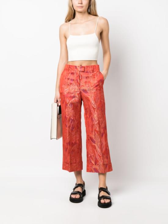 알베르토비아니 스트레이트 팬츠 CC842 VI606540 Red - ALBERTO BIANI