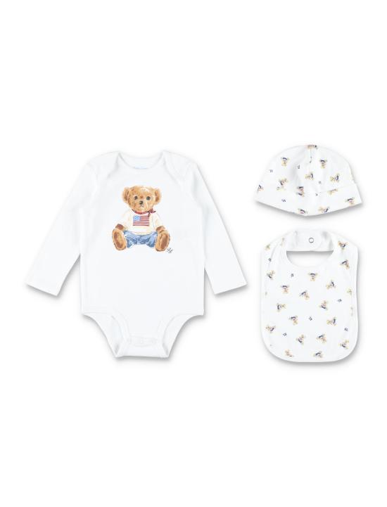 25FW [키즈] 폴로 랄프로렌 캐주얼 세트 P00760 001 Bianco