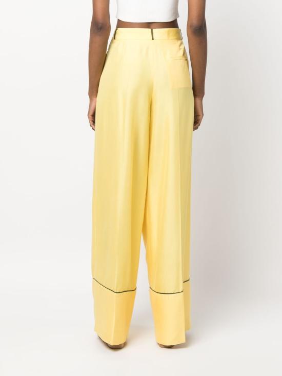  발리 스트레이트 팬츠 WTR00P SE074U154 Yellow - BALLY
