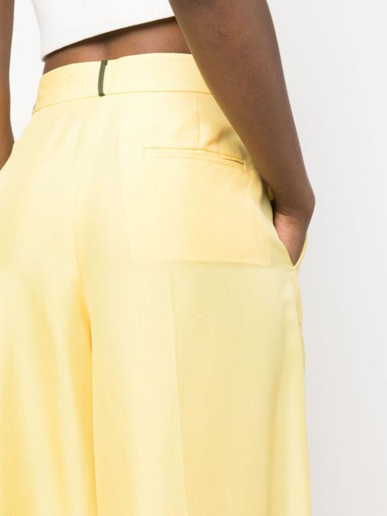  발리 스트레이트 팬츠 WTR00P SE074U154 Yellow - BALLY