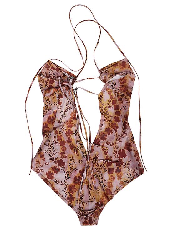  노올스 원피스 수영복 SS23 AMBS0 CHF Pink - KNWLS