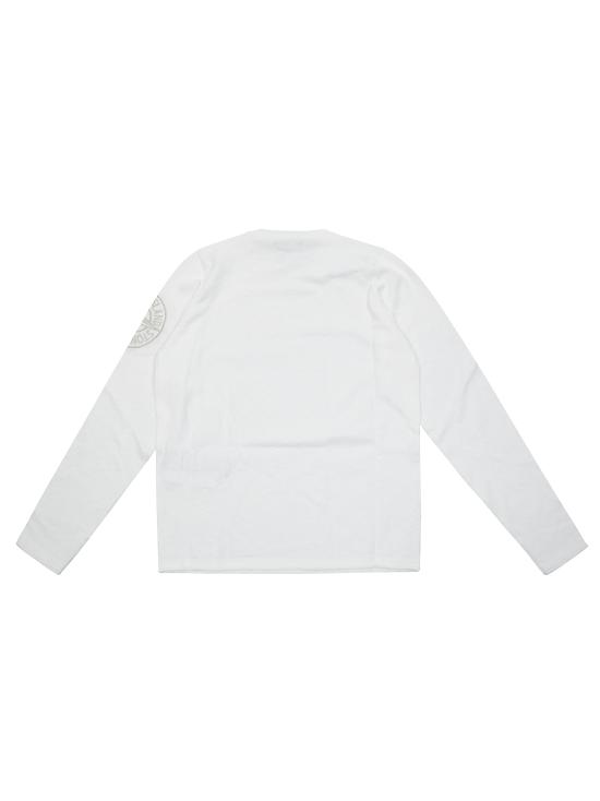 25SS [키즈] 스톤 아일랜드 가디건 K1S16 5100012 S00B0 V0001 BIANCO - STONE ISLAND