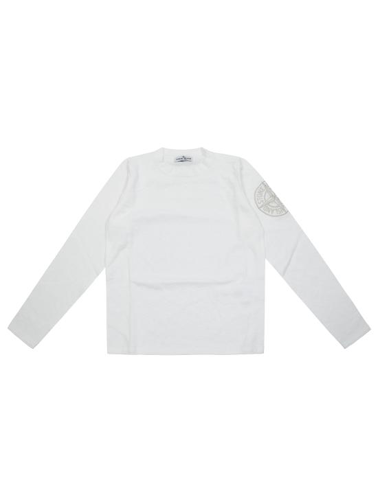 25SS [키즈] 스톤 아일랜드 가디건 K1S16 5100012 S00B0 V0001 BIANCO