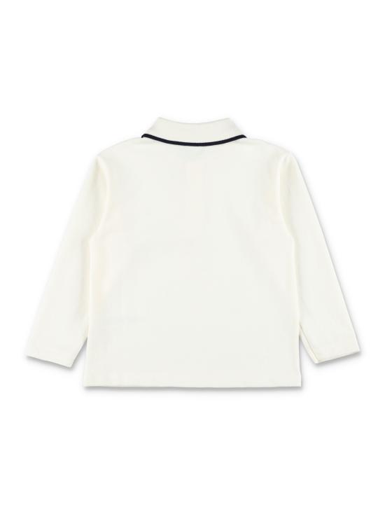 25FW [키즈] 쁘띠바또 폴로 셔츠 A0E4B 01 Bianco - PETIT BATEAU