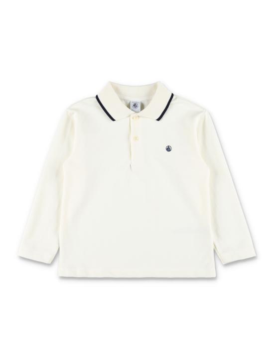 25FW [키즈] 쁘띠바또 폴로 셔츠 A0E4B 01 Bianco