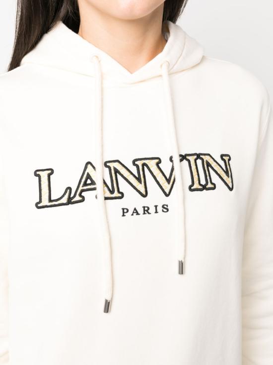  랑방 후드 티셔츠 RWHO0003 J209012 White - LANVIN
