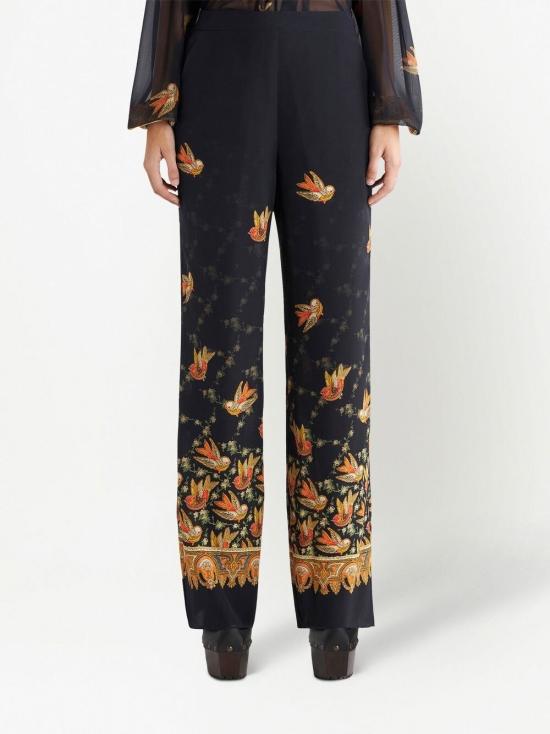  에트로 스트레이트 팬츠 19207 43860001 Black - ETRO