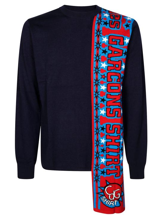 25FW 꼼데가르송 가디건 FPN004W25 BLU