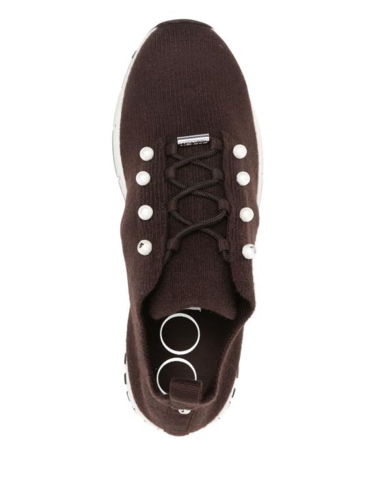 25FW 지미추 스니커즈 VELES PZGCHOCOLATE Brown - JIMMY CHOO