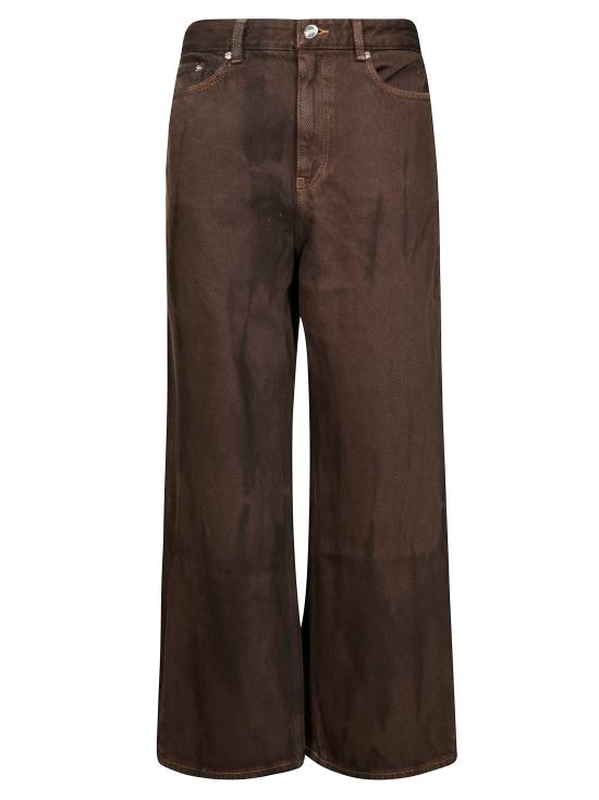 25FW 가니 데님 팬츠 J1737 979 MARRONE