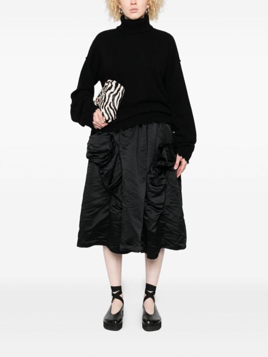 25FW 우마 왕 터틀넥 UK7154 UW900 Black - UMA WANG