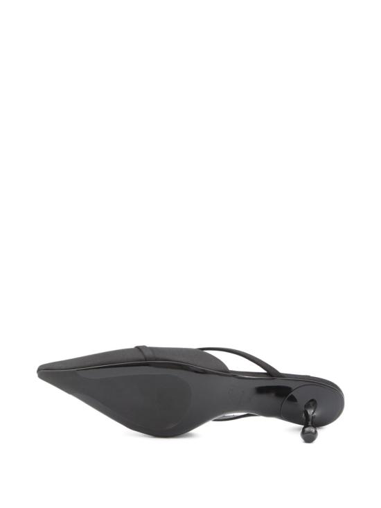 25FW 지미추 샌들 SANAMULE50 AODBLACK WHITE Black - JIMMY CHOO