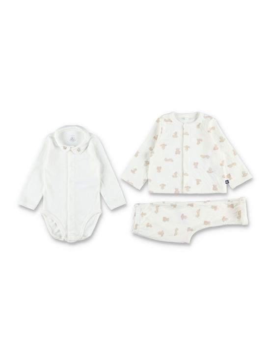 25FW [키즈] 쁘띠바또 캐주얼 세트 A0DTW 01 Bianco