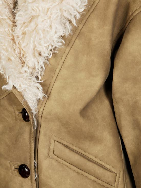 25FW 이자벨마랑에뚜왈 CLEA 클레아 퍼 시어링 코트 MA0427FA C3A01E GZ50TA GRIGIO - ISABEL MARANT ETOILE