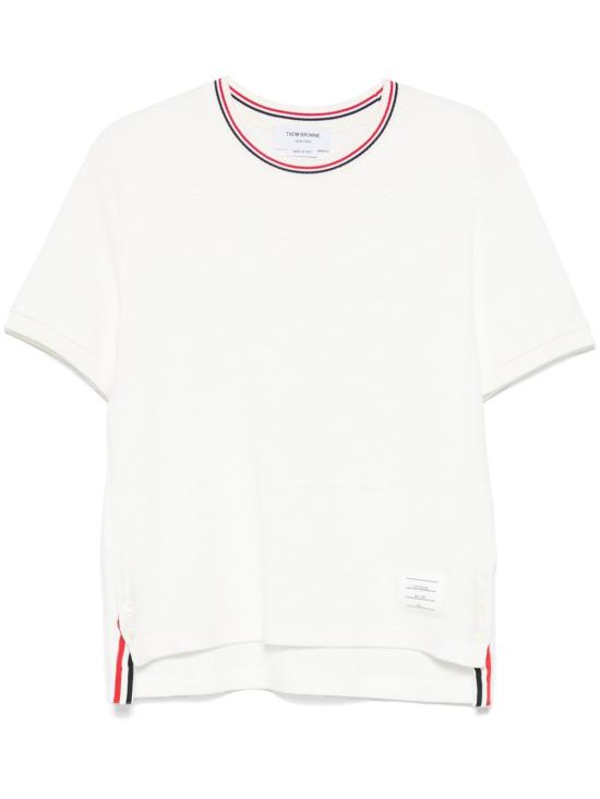 25FW 톰브라운 반팔 티셔츠 MJS287A J0216113 White