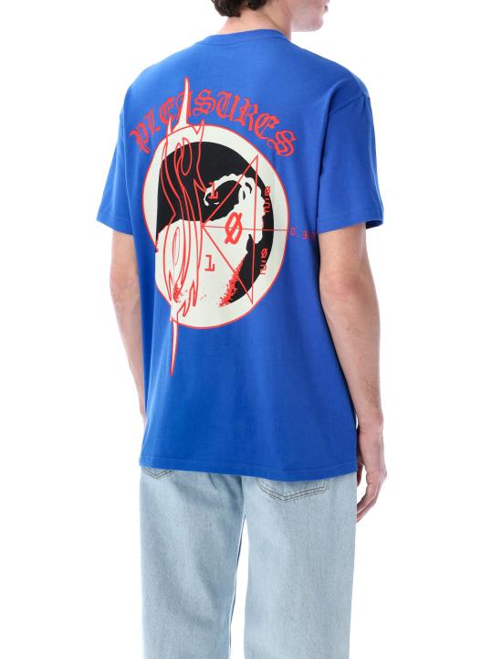 25SS 플레셔스 반팔 티셔츠 P25SK016 ROYAL Blu - PLEASURES