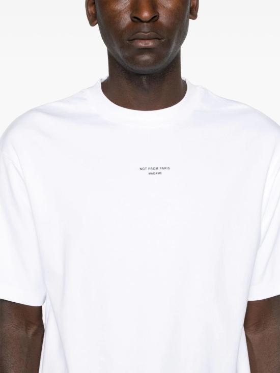 26FW 드롤드무슈 반팔 티셔츠 PERMTS202CO002 OPW BIANCO - DROLE DE MONSIEUR
