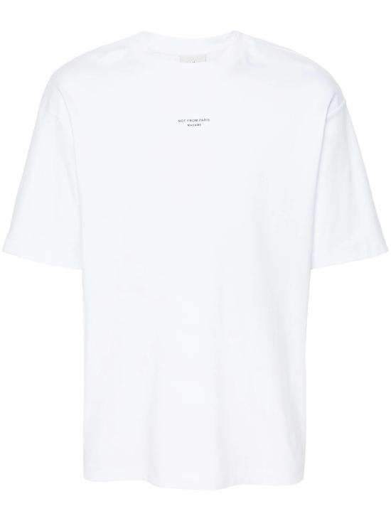 26FW 드롤드무슈 반팔 티셔츠 PERMTS202CO002 OPW BIANCO
