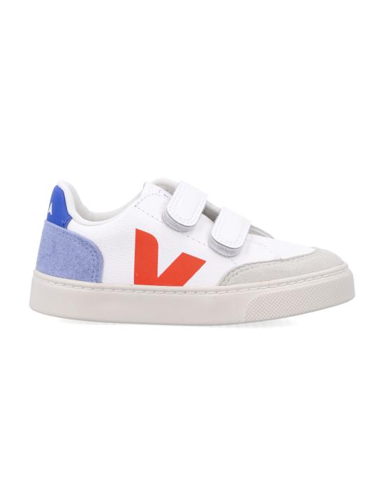 25FW [키즈] 베자 스니커즈 XV0520978C WHITE WHITE ORANGE FLUO