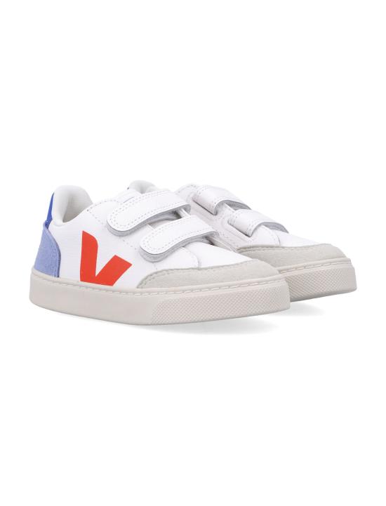 25FW [키즈] 베자 스니커즈 XV0520978C WHITE WHITE ORANGE FLUO - VEJA